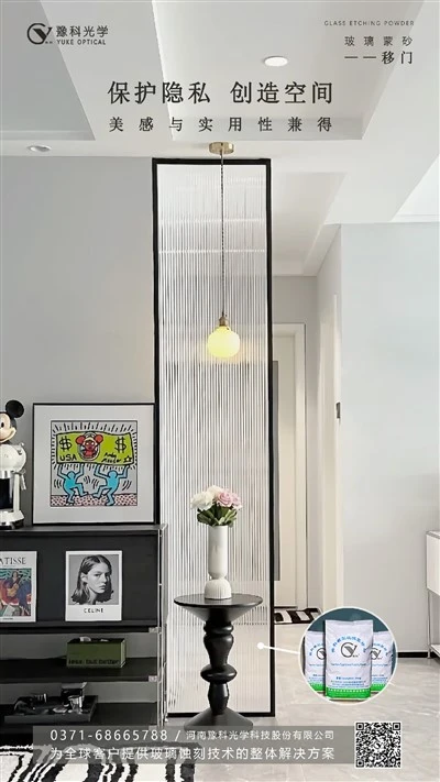 Porte décorative intérieure avec effet satiné